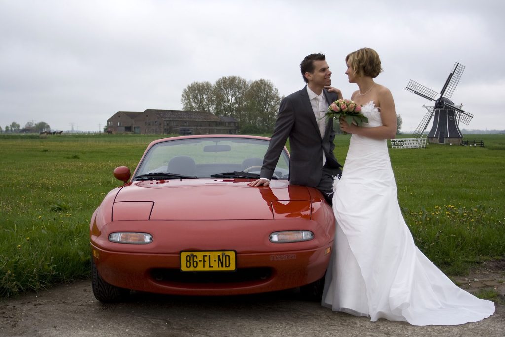 Stefan Sjoukje huwelijk MX5